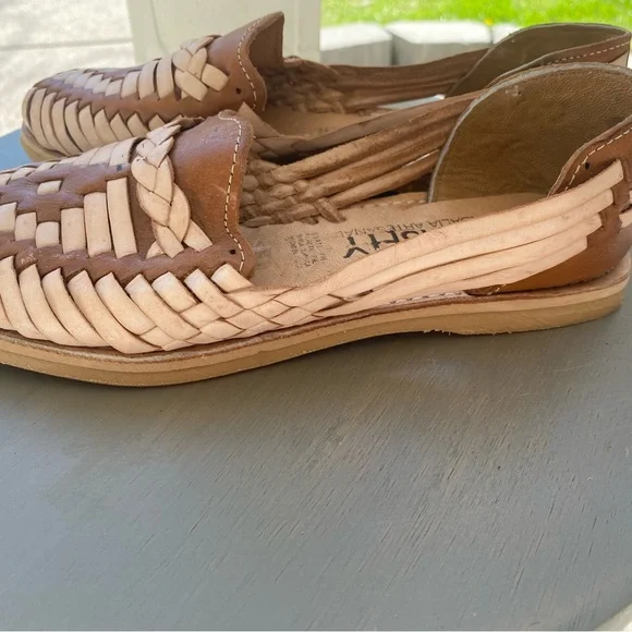 Authentic Leather Huarache Sandals - Picture 2 of 5
